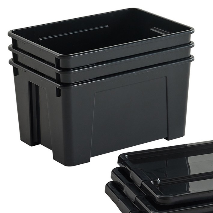 브리다 적층형 다용도 정리 수납 리빙박스