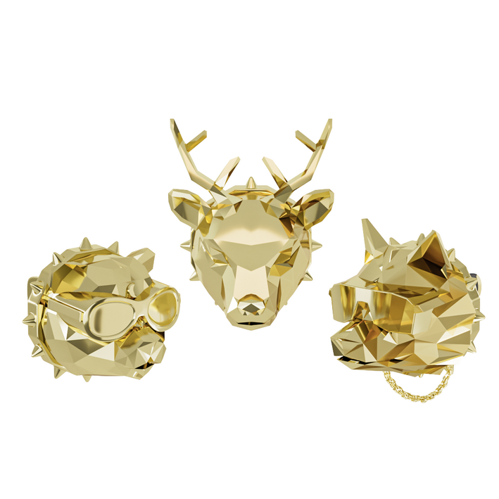 쓰리나인 차량용 방향제 3종 + 향 리필 3p 세트 골드, 1세트, 블랙체리