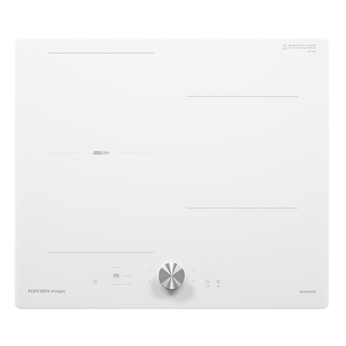 나비엔매직 전기레인지 인덕션 3구 화이트, ERI-5043AF, 빌트인