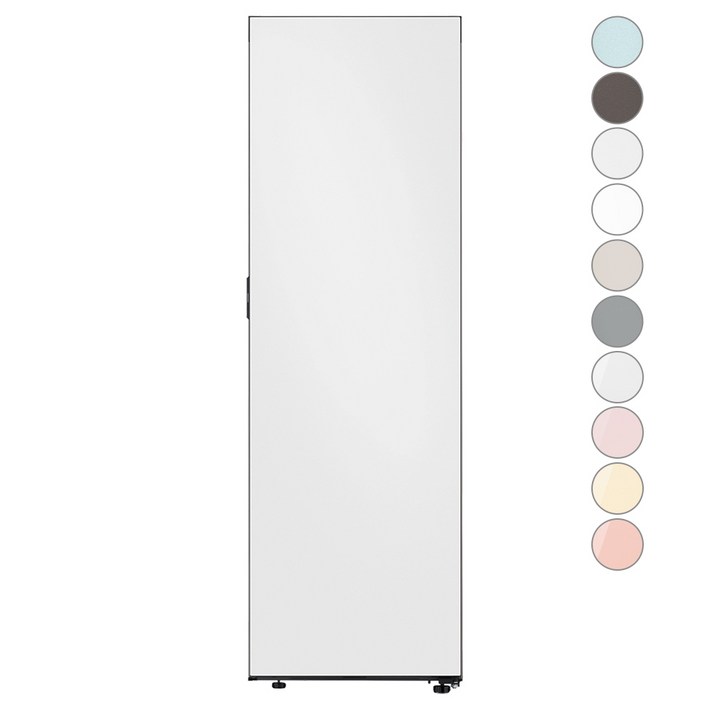 [색상선택형] 삼성전자 비스포크 키친핏 1도어 냉동고 우개폐 347L 방문설치