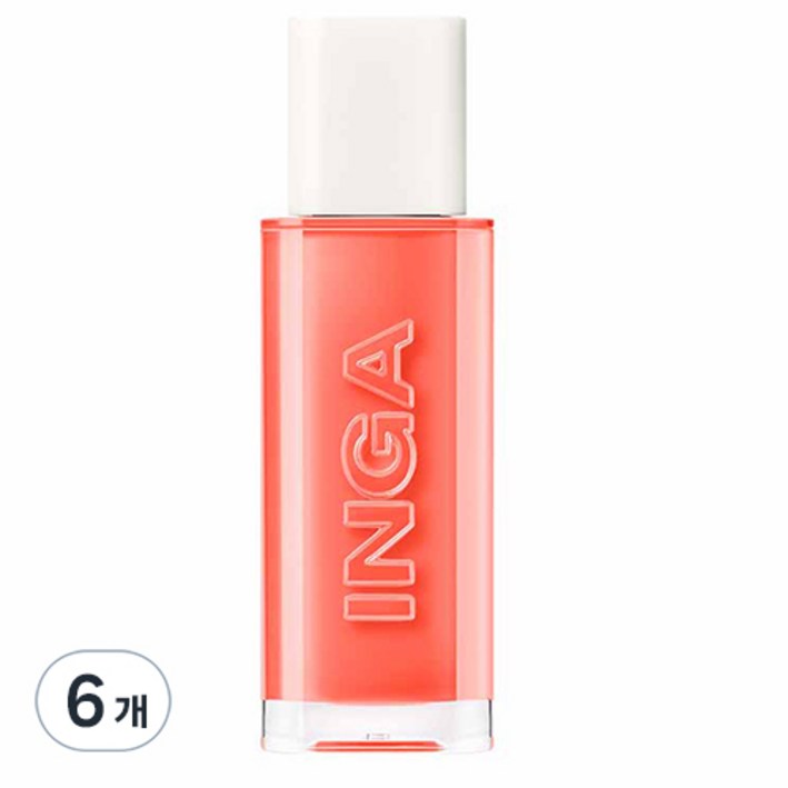 잉가 워터 글로우 립 틴트 4.5g, 플로우, 6개