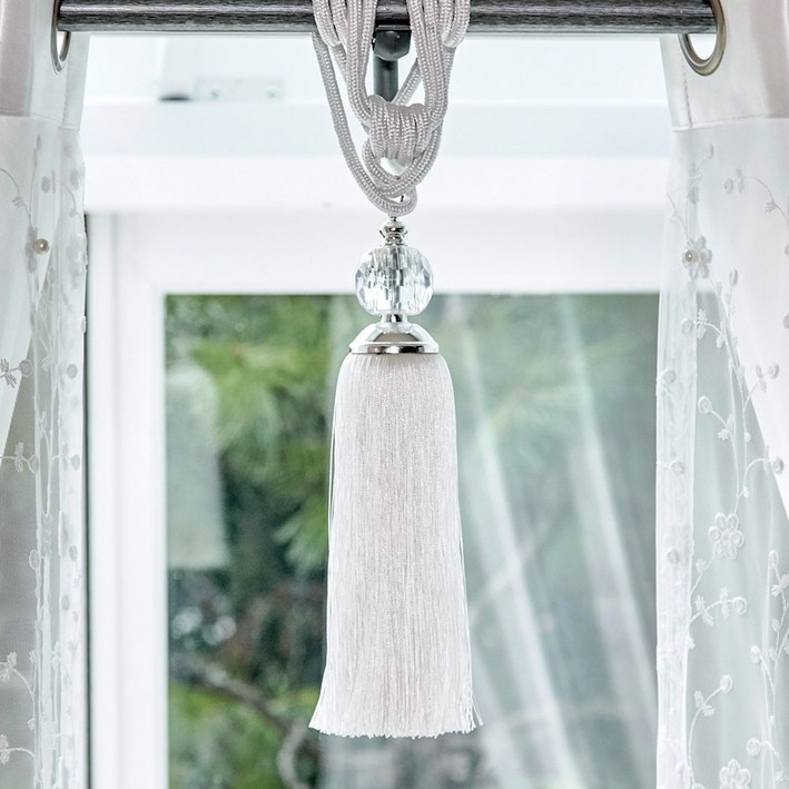 지나송 커튼 타이백 크리스탈 30cm