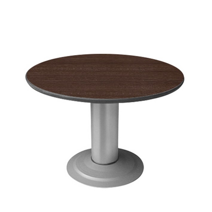 가구뱅크 원형테이블 회의용테이블 사무용가구 사무실가구 회의테이블, 900 H720월넛