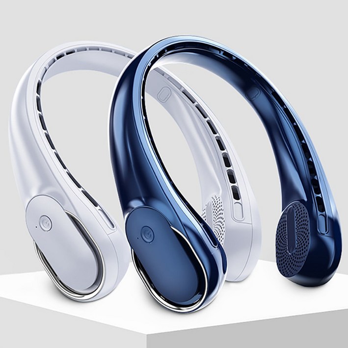 Hyades 휴대용 무선 넥밴드 선풍기 BLDC 대용량4000mAh-R51 부직포주머니 포함