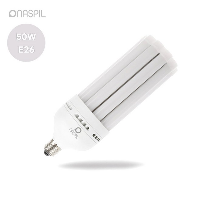 나스필 led 콘벌브 콘램프 전구 50W E26, 전구색(노란빛색), 1개