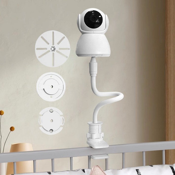 비상 자바라 클램프 무타공 각도조절 홈캠 CCTV 거치대