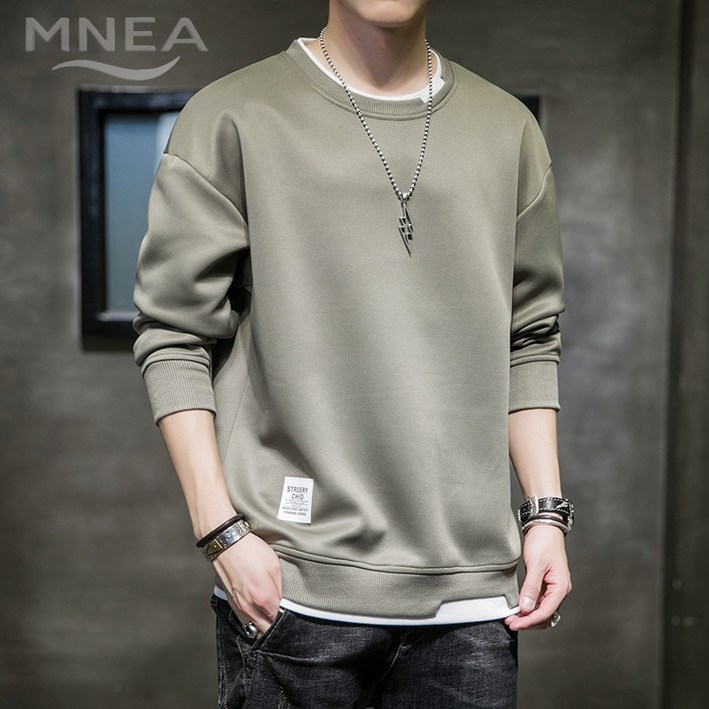 남성 오버핏 후드티 맨투맨 루즈핏 긴팔 티셔츠 베이직 캐주얼 남자 빅사이즈 일상 운동복