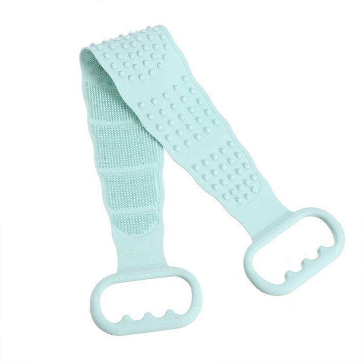 목욕 실리콘 등 타월 셀프 등밀이 브러쉬, 그린, 1개입, 1개