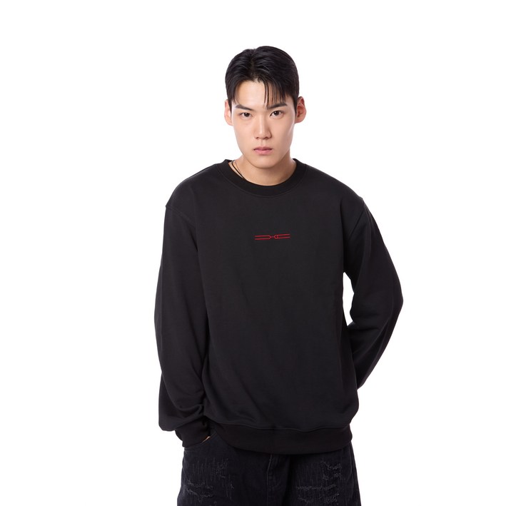 CHOICE  APPEAR LOGO Sweat Shirt Black