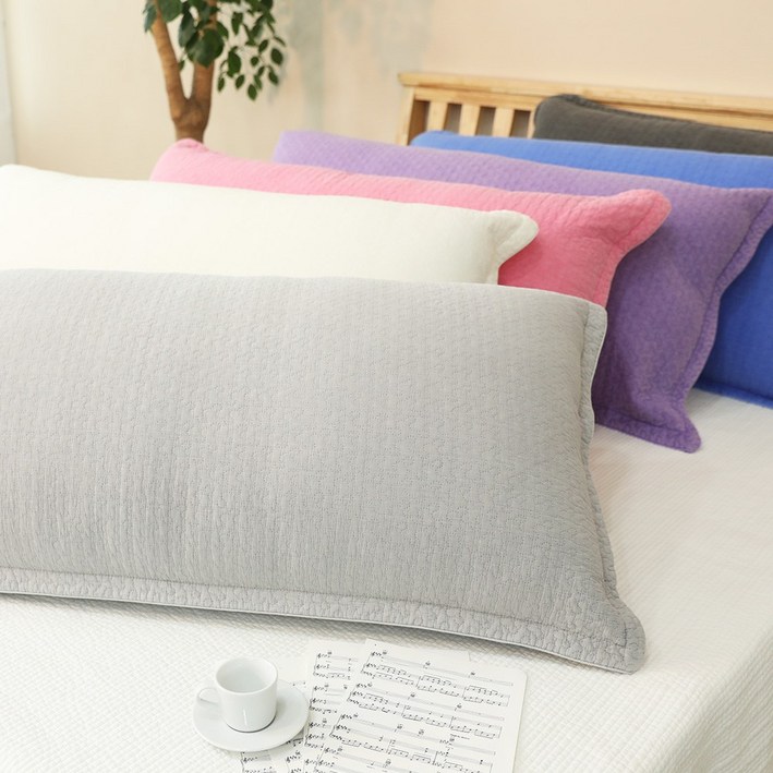 한성실업 피그먼트 대쿠션 커버 솜별도