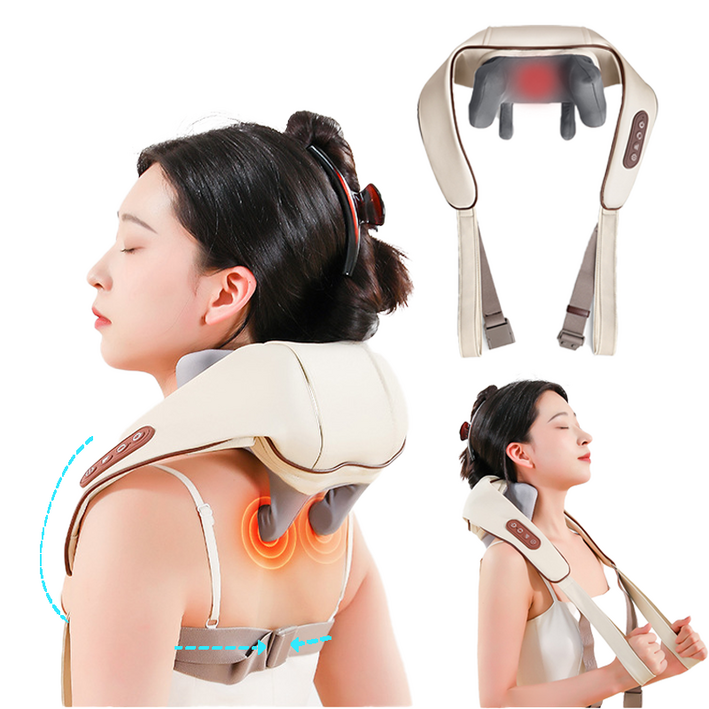 VITY 무선 LDEOA 목 어깨 마사지기 승모근 마사지기, 1개