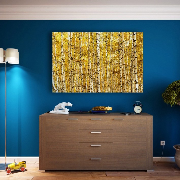 아란아트 부자되는그림 황금 자작나무그림액자 거실벽인테리어, 19 길운 자작나무