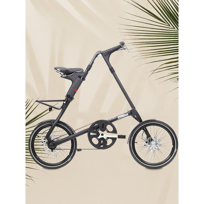 스트라이다 SX QR+무광블랙 부산 미니벨로 삼각형 접이식 출퇴근 여행 자전거