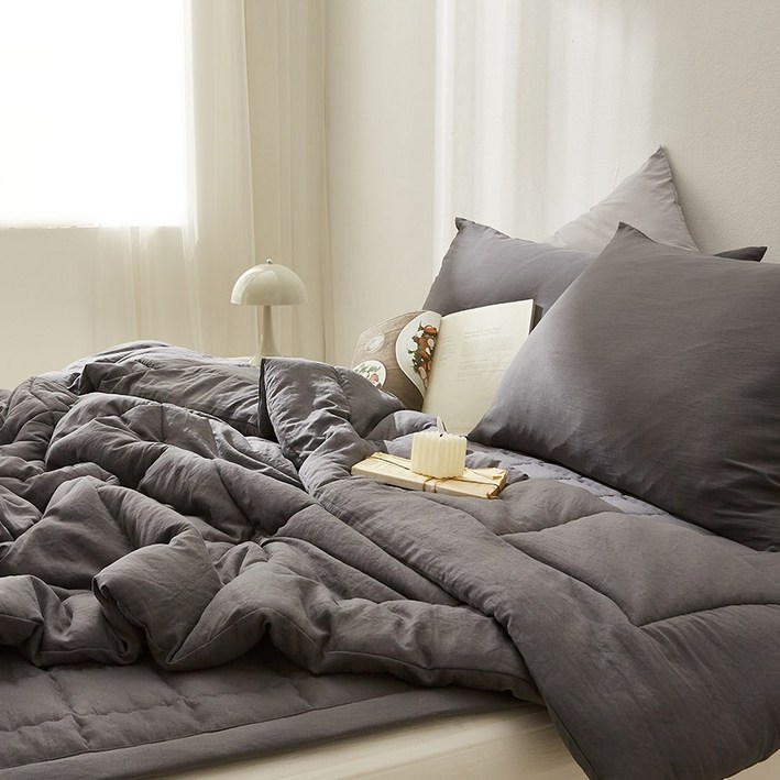 [아토하우스] 알러지케어 마이크로화이바 차렵이불 진드기 방지 항균 침구세트