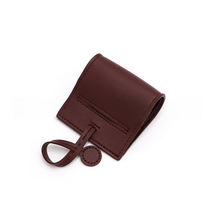 리엔떼 고급 PU가죽 풉백케이스 똥츄, 1개, 1개입, 브라운