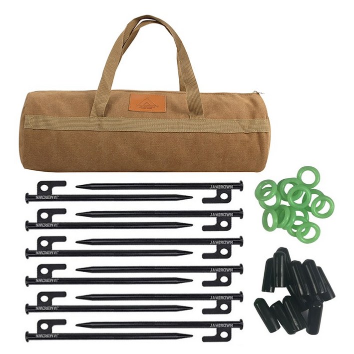 자캠 테이퍼링 고강도 단조팩 40cm 12개  보호캡  야광링  전용가방포함