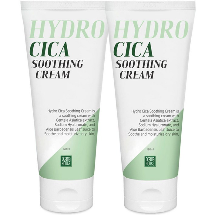 더마하우스 하이드로 시카 대용량 수분크림120mlx2개수분공급 진정 촉촉한피부