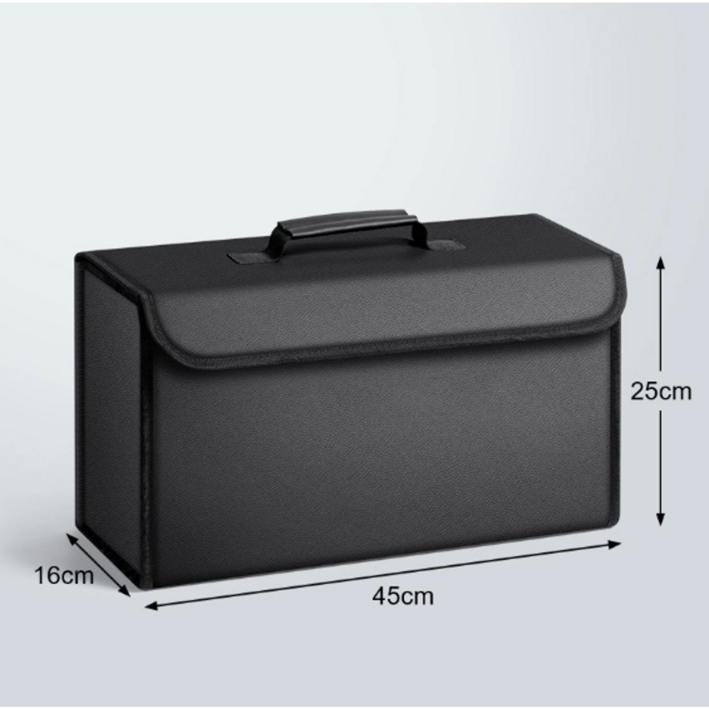 아망디에 프리미엄 차량용 트렁크 정리함 접이식 수납함 손잡이형