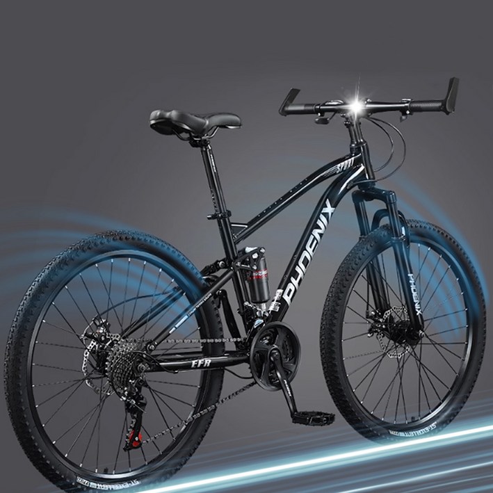 코브렉스 프리미엄 MTB 자전거 마운틴 산악 바이크 출퇴근 성인 남녀공용 오프로드, 1개, 174cm, 블랙27단
