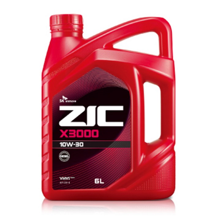 ZIC X3000 10W30 6L 디젤차량 엔진오일