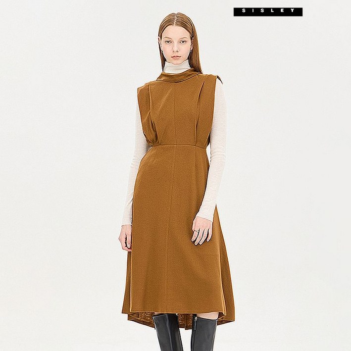 시슬리 지젤 슬리브리스 원피스 SAOP35461