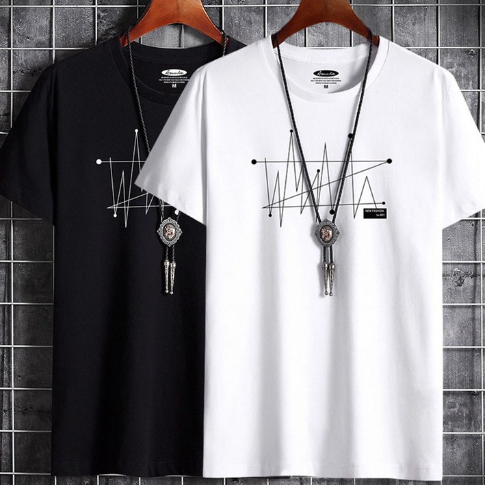 1  1 남성 반팔티 반팔 티셔츠 맨투맨 티 면티 면티TVW3928