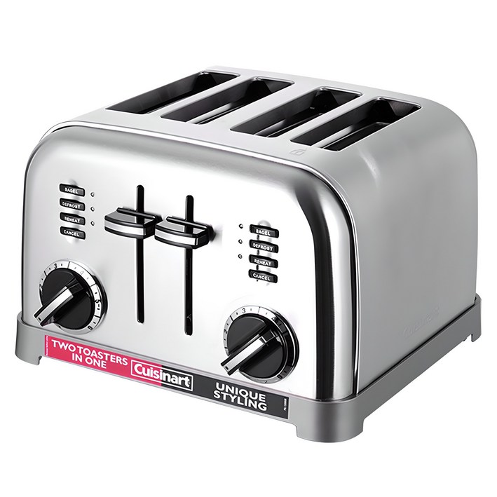 쿠진아트 메탈클래식 4구 토스터