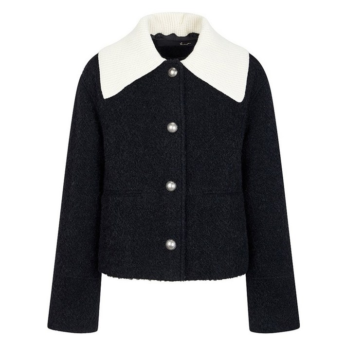 지컷 G CUT 여성용 리브드 카라 부클 자켓 7253410105