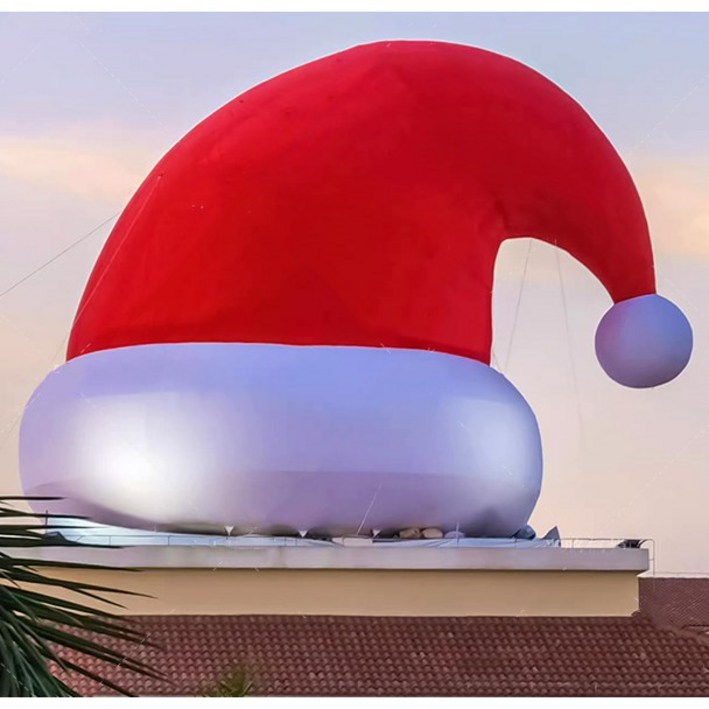 셀시오 크리스마스 대형 산타모자 트리 장식소품, 1개, 크리스마스 모자