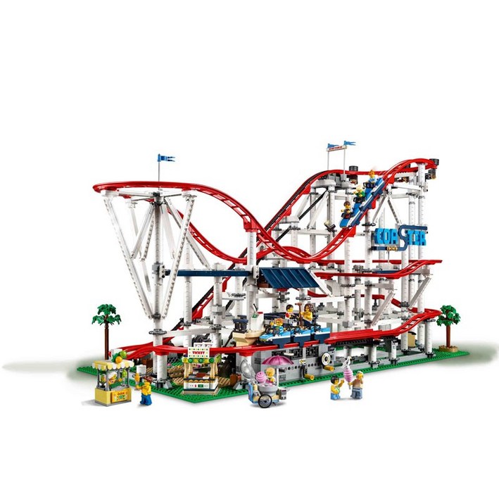 다른 모형 롤로코스터 놀이공원 레고 테마파크 루프