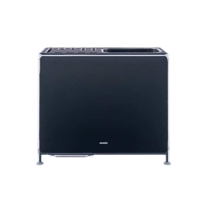 쿠진 나이프케어 오브제 칼소독기 [본체+쿠진 나이프 세트], 시크블랙+쿠진칼세트