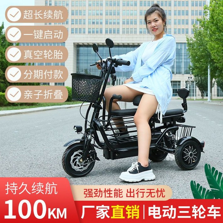 세발 전기자전거 가성비 삼륜 노인 전동 성인용 배달용