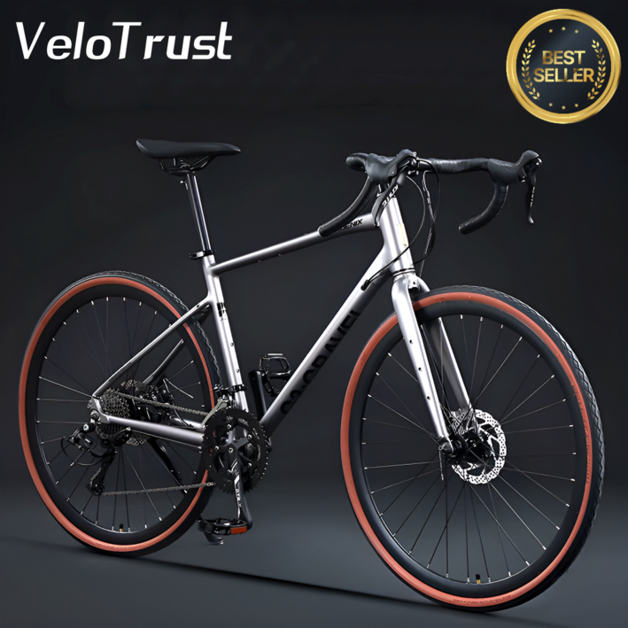 벨로트러스트 가벼운 올로드 동반자 그래블 자전거 18단 알루미늄 클래식 사이클