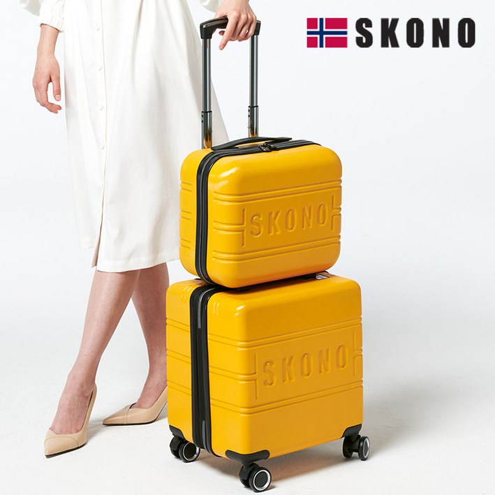 스코노 스퀘어 기내반입용 여행가방 2종세트 캐리어레디백