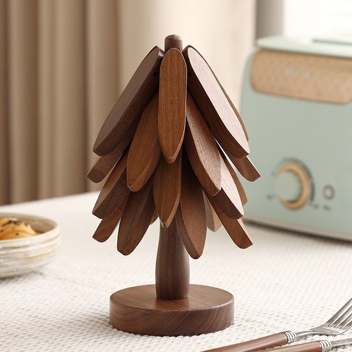 리츠센 뾰족 트리나무 냄비받침대