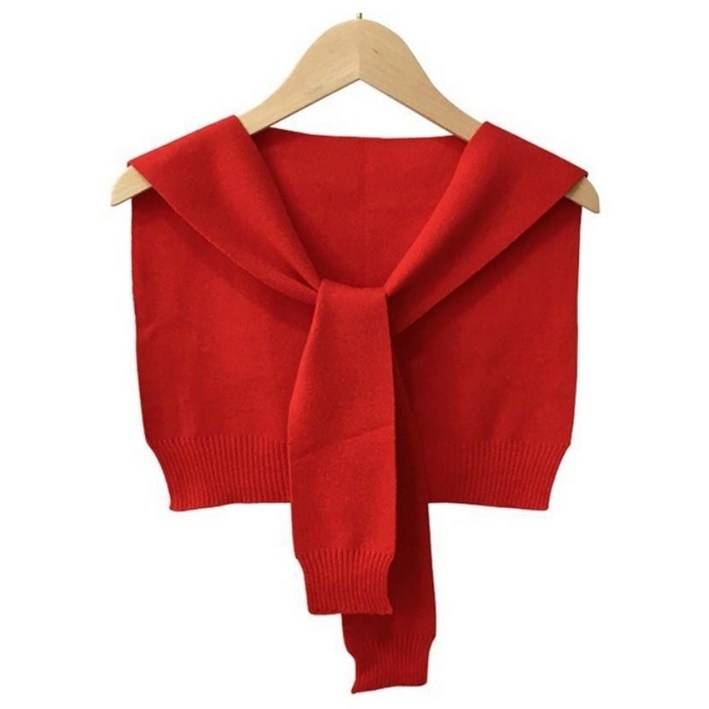 지누초이 니트 숄 가디건 8칼라 어깨 머플러