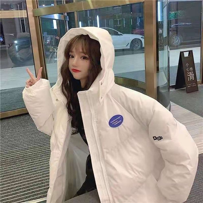 스페인 요리 한국 두꺼운 빵 의류 여성 2023 년 겨울 새 면 코트