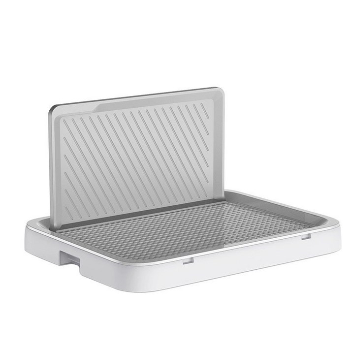 리프리 강아지 반려견 그물망 배변판, 대형,화이트그레이, 1개