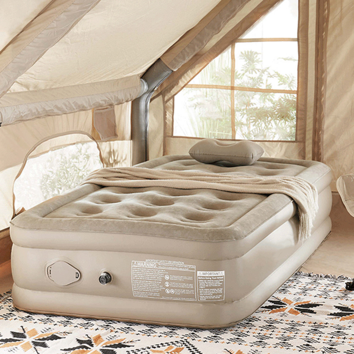 온라인원 어반카모 캠핑 자충 에어매트 야외 캠핑용 휴대용 침대 매트리스 (베게 증정) 7575217417