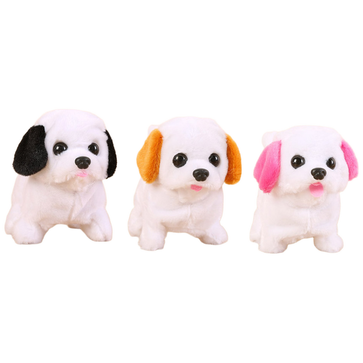 파피앙 강아지인형 작동인형 인형 장난감 완구건전지포함, 고급강아지핑크, 1개