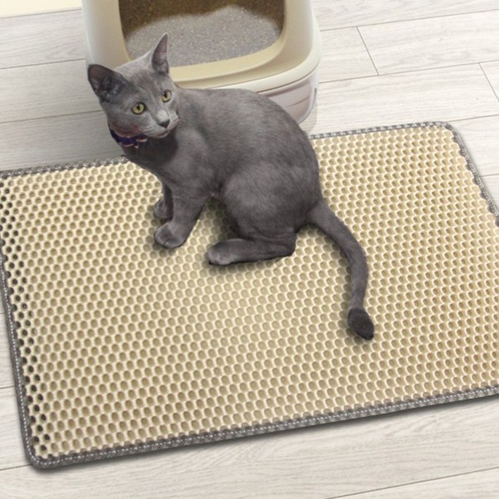 펫톡톡 고양이화장실 사막화방지 벌집 모래매트 대형 특대형 플러스