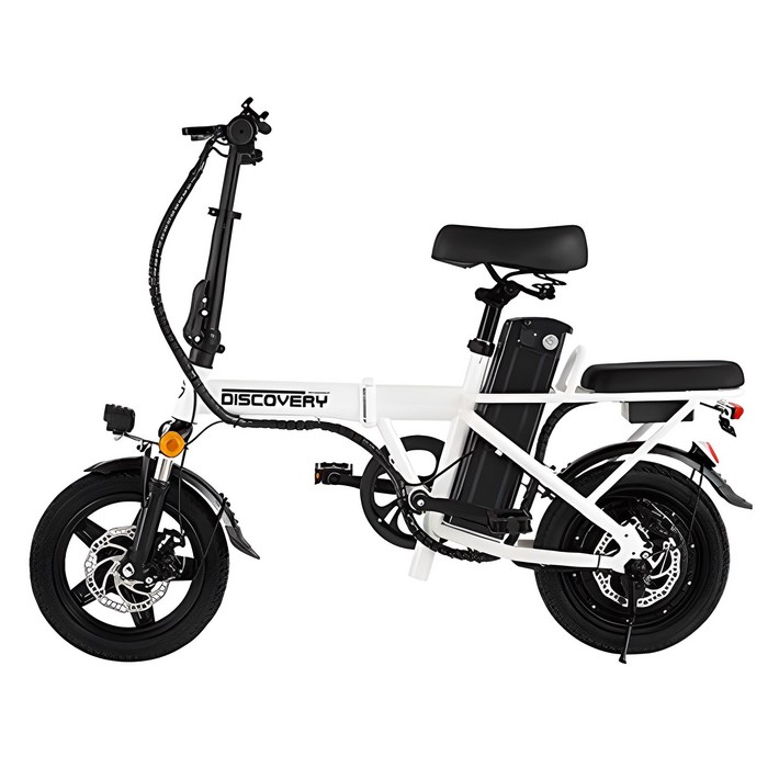 레이윙 디스커버리 접이식 전기자전거 ENTRYF14E5, 스틸, 펄화이트