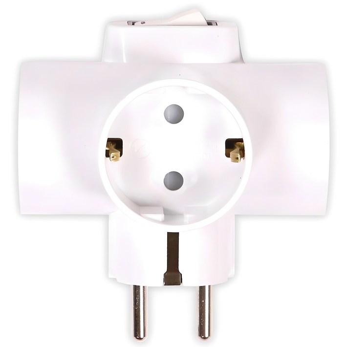 써보니 두남 스위치 T자형 멀티탭 16A 3구 T-2110