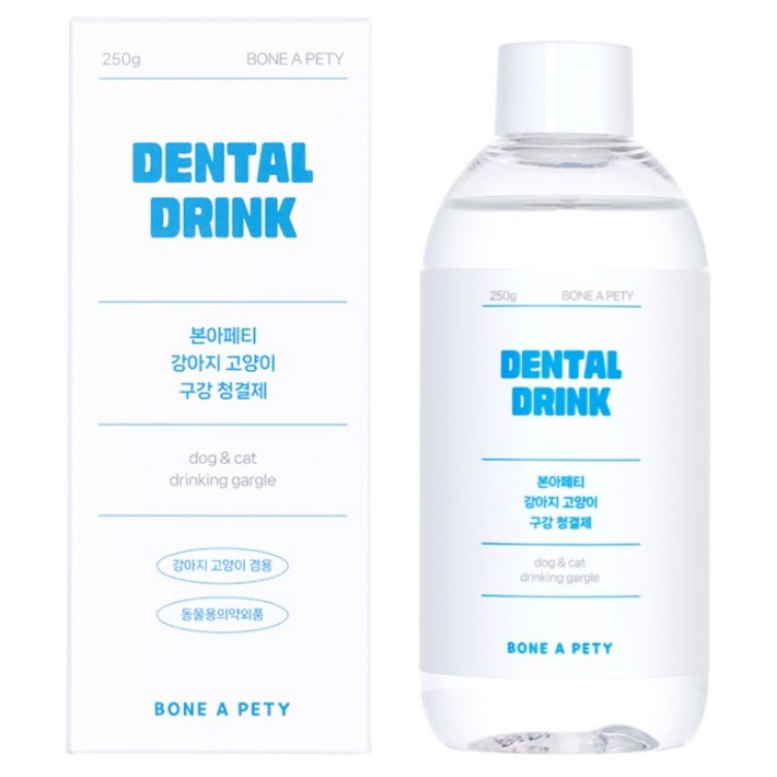 본아페티 반려동물 마시는 치약 덴탈드링크, 250g, 1개 본아페티 반려동물 마시는 치약 덴탈드링크, 250g, 1개