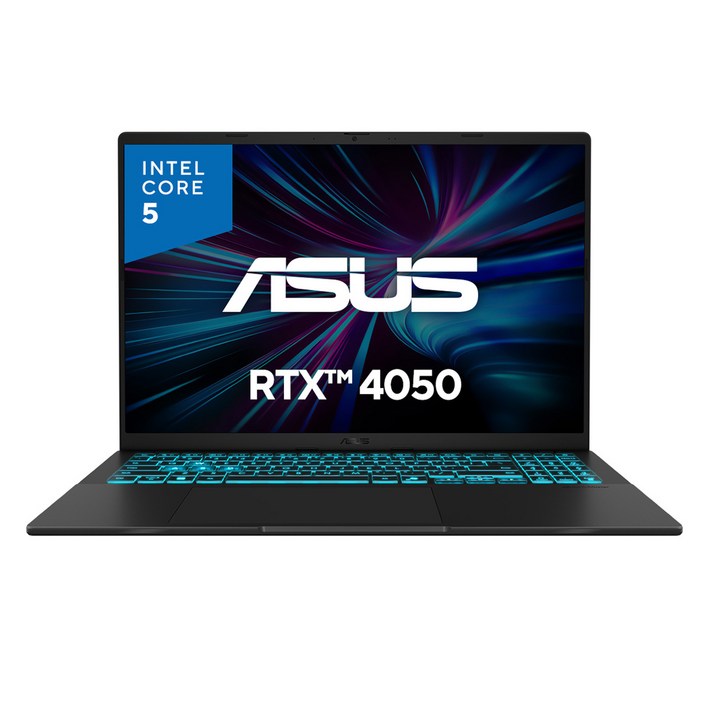 에이수스 2025 비보북 16 코어5 인텔 14세대 지포스 RTX 4050, 매트블랙, 512GB, 16GB, Free DOS, V3607VURP305