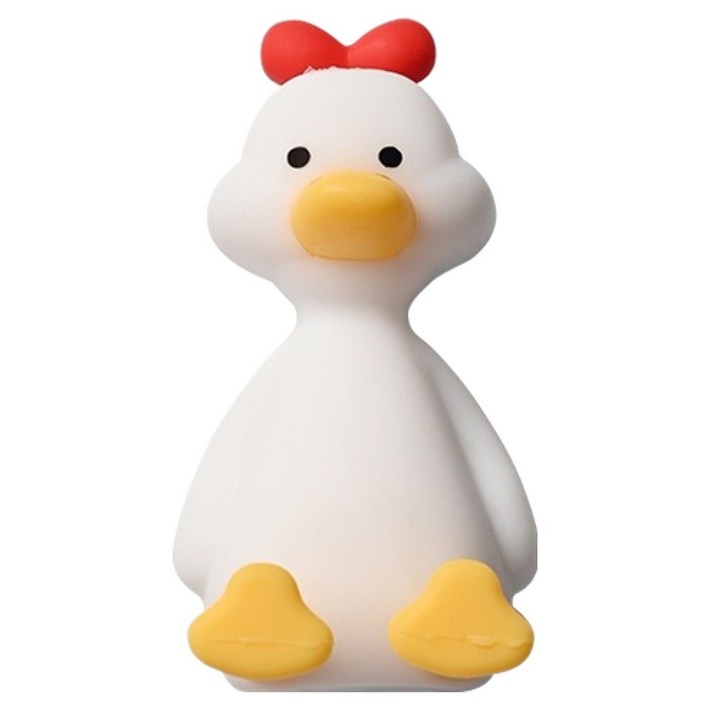 귀여운 오리 칫솔꽂이 다용도 걸이