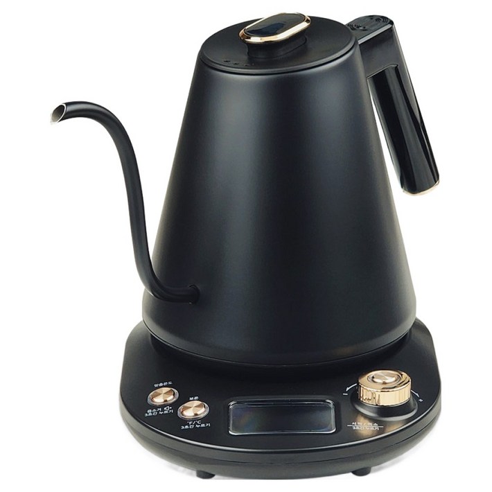 에버튼하우스 푸어오버 전기주전자, EHGFCK122B블랙