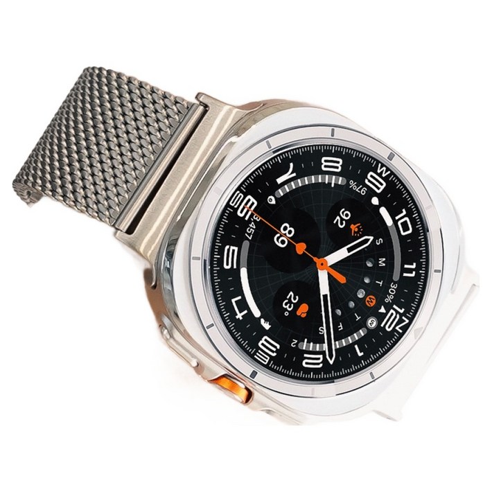 빌틴 갤럭시워치 울트라 메탈 마그네틱 스트랩, 내추럴 실버, 1개