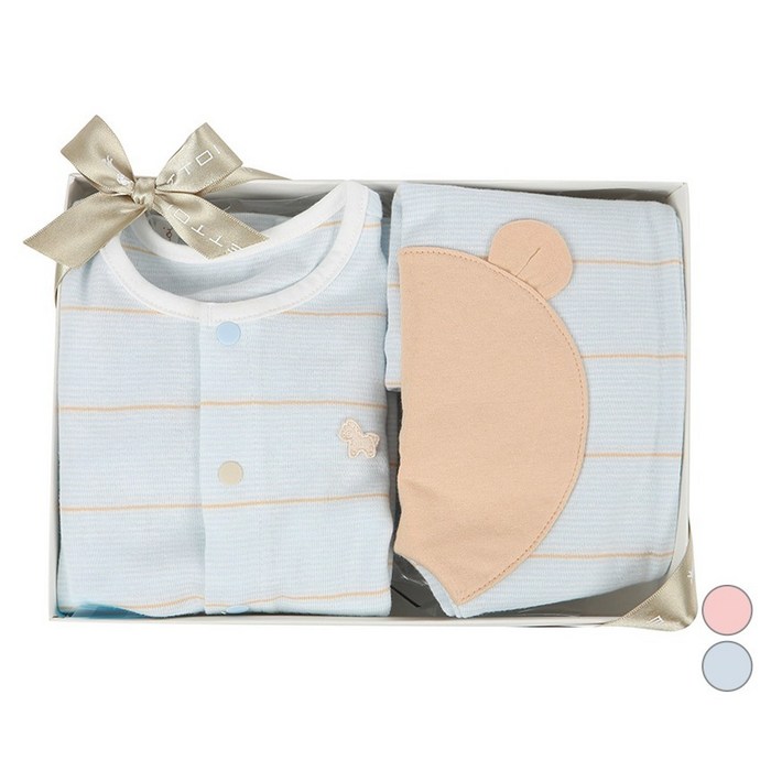 에뜨와 아동용 S 이즈ST 슬림 면 내의 상하의 세트  선물포장