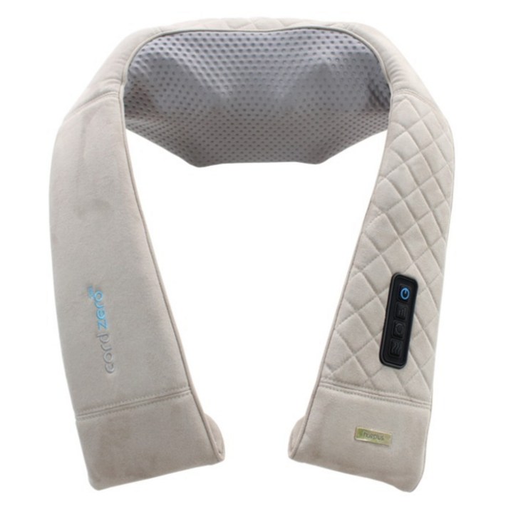 휴플러스 3 in 1 무선 듀얼 태핑 목 어깨 안마기, Cordzero3300, 단일 색상